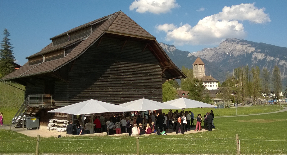 Rogglischeune in der Bucht Spiez